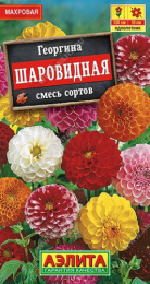 Георгина Шаровидная смесь 0,2г цветной пакет Аэлита 569985