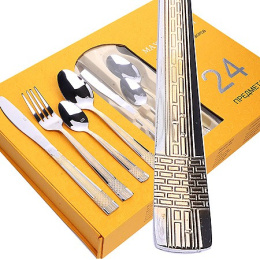 Набор столовых приборов из нержавеющей стали 24 предм. в п/у Mayer & Boch 26467