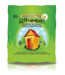 Биосостав Дачный для дачных туалетов и выгребных ям  50г Радуга