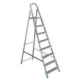 Стремянка металлическая  8 ступеней (1,65м) широкие Ярус 122208
