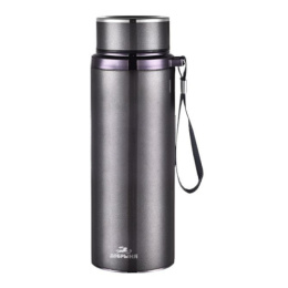 Термос  0,80л нержавеющая колба широкое горло, с ремешком Добрыня DO-1851