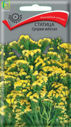 Статица (Лимониум, кермек) Суприм желтая 0,15г цветной пакет Поиск