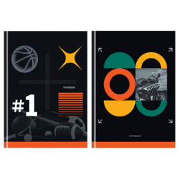 Блокнот А5  80 листов Биз BG Sport Format, книжный переплет ББ5Т80_ЛC 12124