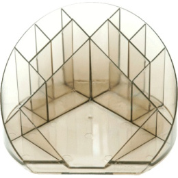 Подставка для пишущих принадлежностей Devente Simple, полупрозрачная дымчатая 4102503