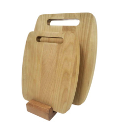 Доски разделочные деревянные береза набор 2шт. на подставке бочонки 210х240мм, 170х195мм (вертикально) Guter Baum 374743m