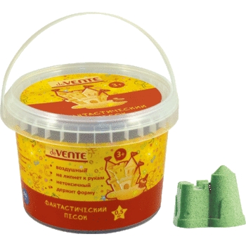 Песок кинетический 0,5кг зеленый deVente 8042811