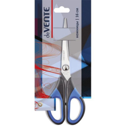 Ножницы 16 см Devente двухцветные, в картон. блистере 4091318