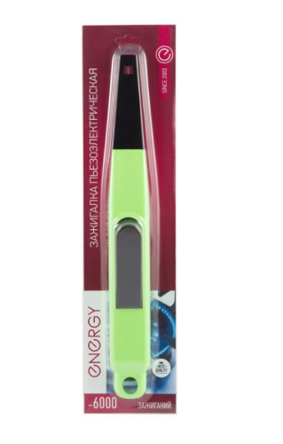 Пьезозажигалка JZDD-21-G, зеленый Energy 157423