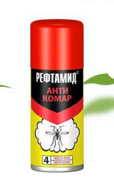 Аэрозоль от комаров 145мл Антикомар Рефтамид Р6