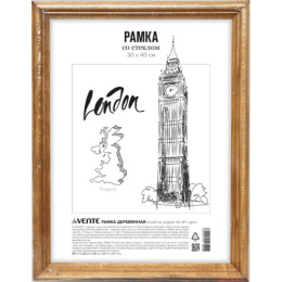 Фоторамка 30х40см МДФ Devente №1 итальянский орех 9027019