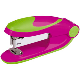 Степлер №24  25 листов Berlingo Fuze, пластиковый корпус, розовый DSP_20225