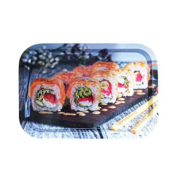 Поднос жестяной прямоугольный 23,3х34,3х1,5см Суши Мирхозторг 7010