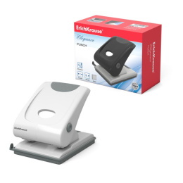 Дырокол  40 листов ErichKrause Elegance, серый 5406