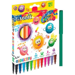 Фломастеры 12 цветов Devente Cosmo 5081311