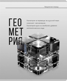 Тетрадь  48 листов П Геометрия Самоцвет 48-9893