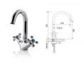 Смеситель для раковины Frap H19 F1319 Frap 42855