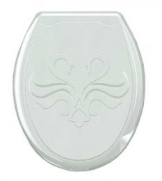 Сиденье для унитаза пластиковое Лебедь, белый Океан 104-405-00-01