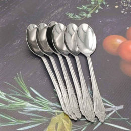 Набор ложек столовых из нержавеющей стали  6шт. Орнамент Радужный Дом РД85967