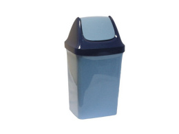 Контейнер для мусора пластиковый 15л Свинг, цвета в ассортименте Idea М2462