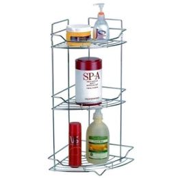 Полка угловая металлическая 3 яруса 54х24см Радужный Дом РД25438