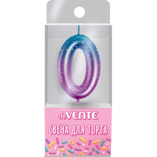 Свеча-цифра 0 Degrade deVente 9060509