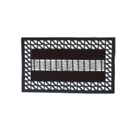 Коврик придверный резиновый 43х 73см Радужный Дом РД68359