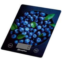 Весы кухонные электронные до  7кг МА-189А, стеклянные, черника Матрена 110059