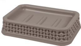 Мыльница настольная пластиковая Oslo шоколадный мокко Plast Team PT134610015