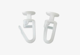 Крючки для штор пластиковые Гвоздики большие набор 100шт. Мирхозторг 1105