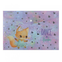 Папка с кнопкой А4 0.18 Devente Dance Fox 3079301