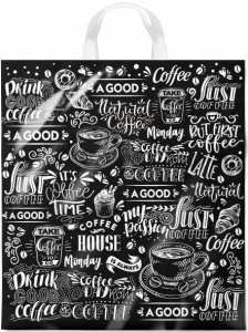 Пакет подарочный ПВД петлевой 38х42см 40мкм Мокка ПР3842МОК