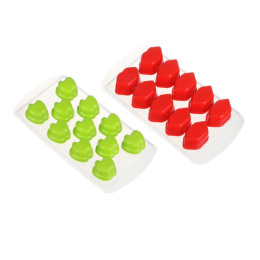 Форма для льда пластиковая прямоугольная 21х11см, 2 вида в ассортименте 892-186