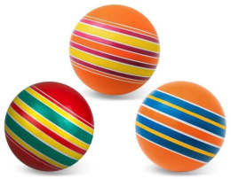 Мяч резиновый 10см Полосатики, ручное окрашивание, в ассортименте Мячи-Чебоксары Р3-100/По