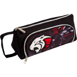 Пенал Devente треугольный Bom for Speed, текстильный с ручкой, на молнии 7026367