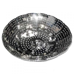 Пароварка складная металлическая d-20см малая Мирхозторг 4048