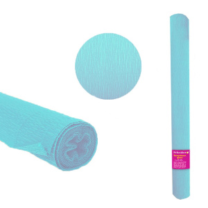 Бумага крепированная 50х250см нежно-голубая S 1353