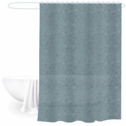 Штора для ванной EVA/ПЭ 180х180см, люверсы, серый Радужный Дом РД66553