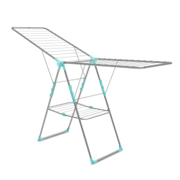 Сушилка для белья напольная складная металлическая 21м, двухуровневая, 179х51,5х98см, нагрузка до 15кг, цвет в асортименте Nika СБ8