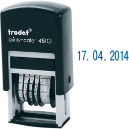 Датер 3,8мм русский шрифт Trodat банк 4810 БАНК