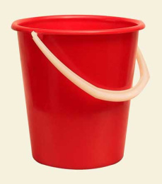 Ведро пластиковое 12л  без крышки, мерное d-30,2х26,6см, цвета в ассортименте БЗПИ 321576
