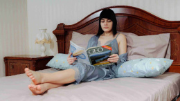 Подушка многофункциональная форма "I" 145х25см (бязь) Звезды мята 8127/4, в пакете ДомВелл 