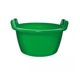 Таз пластиковый круглый 32л с ручками, цвета в ассортименте Полимербыт С202