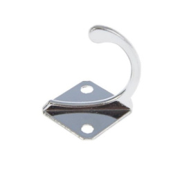 Крючок мебельный KL-58 CP (КВ 1 квадрат), хром 12627