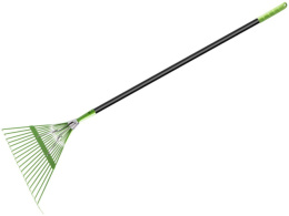 Грабли веерные пластинчатые 18 зубьев металлические металлический черенок Центроинструмент 0502