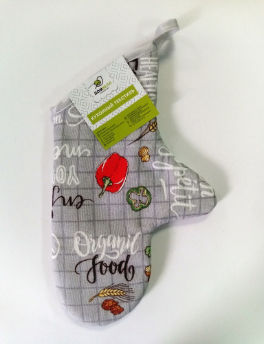 Варежка кухонная рогожка Чили ДомВелл 