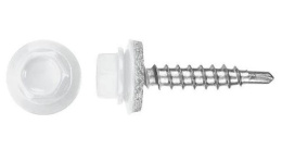 Саморез кровельный  4,8х19 RAL 9003 (белый) Daxmer 277-900319