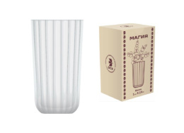 Ваза для цветов стеклянная h-19см Магия, в инд/у ОСЗ 24с2395 У