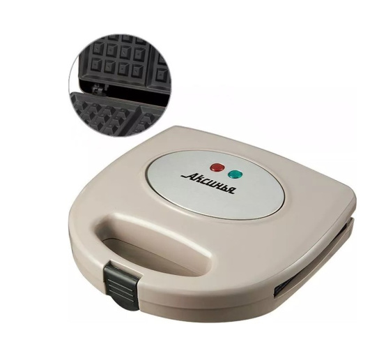 Вафельница электрическая Венская, бежевый Аксинья КС-5002