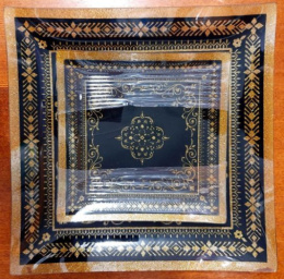 Набор тарелок стеклянных 7шт. мелкие квадратные (1шт.-300х300мм, 6шт.-180х180мм) в п/у Royal Glass 2007/11