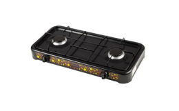 Плита газовая настольная 2 конфорки, EN-002B, черный Energy 144034